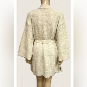 Hotel Collection Luxe Knit SOFT Robe L/XL Ivory Retail $130